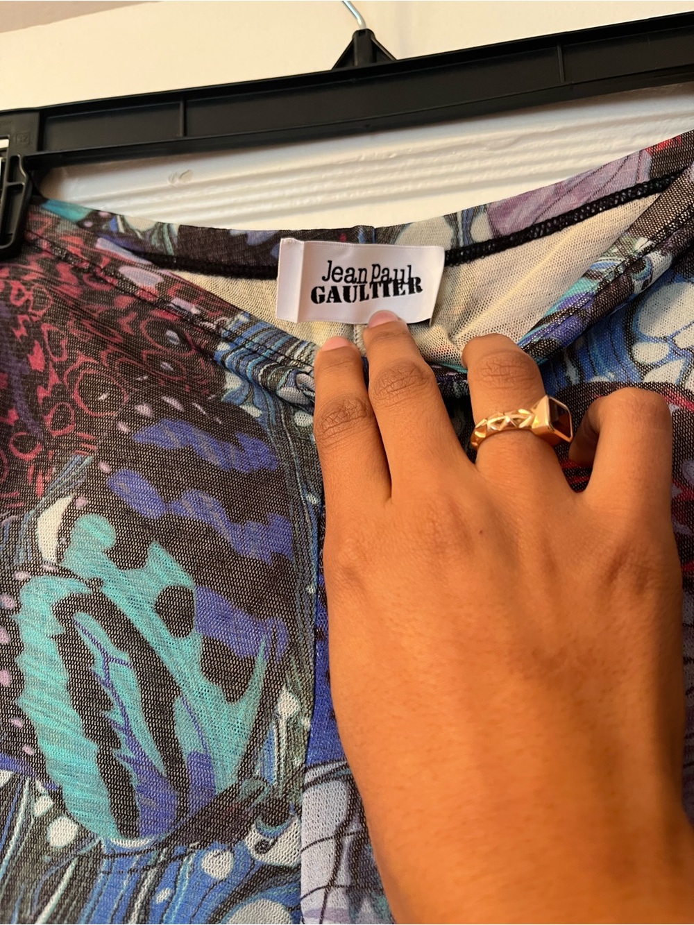 NWT! JEAN PAUL GAULTIER MESH PANTS - Picture 3 of 6